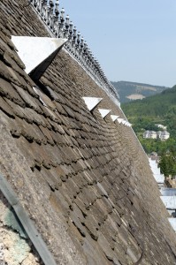 Toit de la cathédrale de Mende